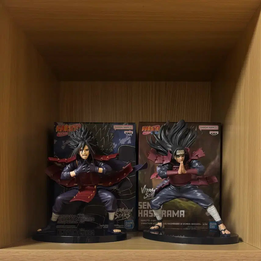 [BUNJANG] Naruto Hashirama &amp; Madara Vibration Stars Figure (Opened) / 나루토 하시라마&amp;마다라 피규어