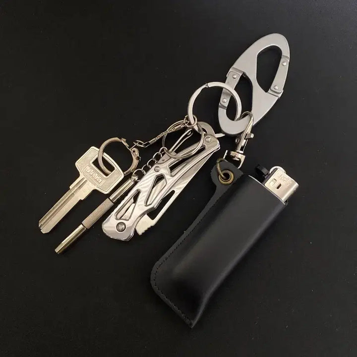[BUNJANG] Lighter Case Keychain with Carabiner / 라이터 케이스 키링