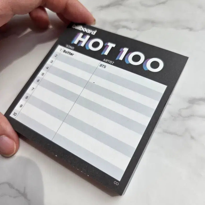[BUNJANG] BTS Butter Billboard Hot 100 Commemorative Note / BTS 버터 빌보드 핫100 노트