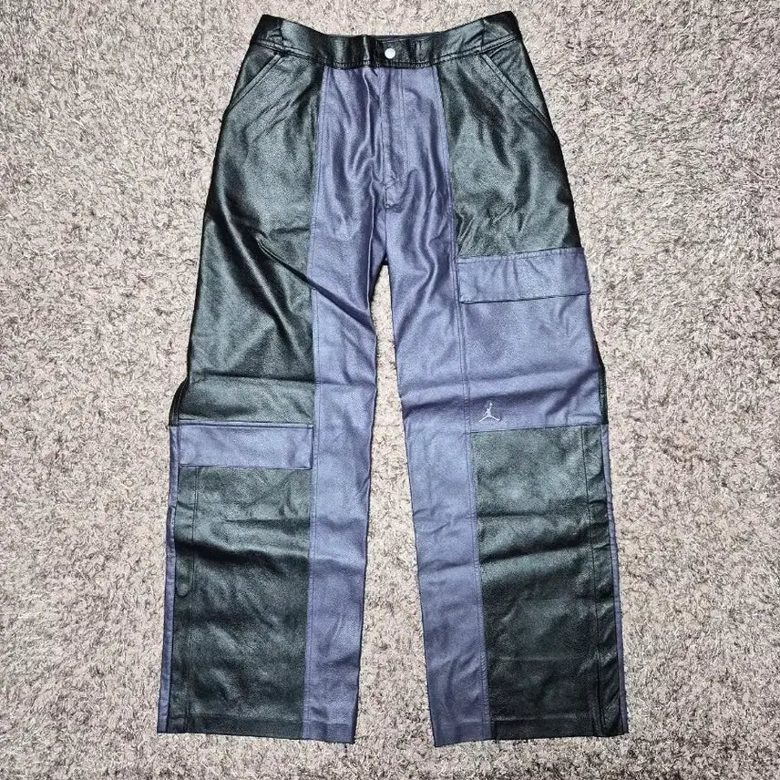 [BUNJANG] Nike Jordan Faux Leather Pants M / 나이키 조던 인조가죽 팬츠 M