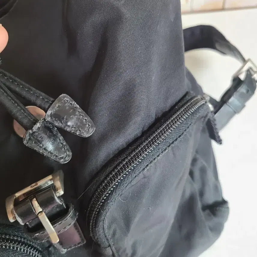 [BUNJANG] Prada Pocono Backpack / 프라다 블랙 포코노 백팩
