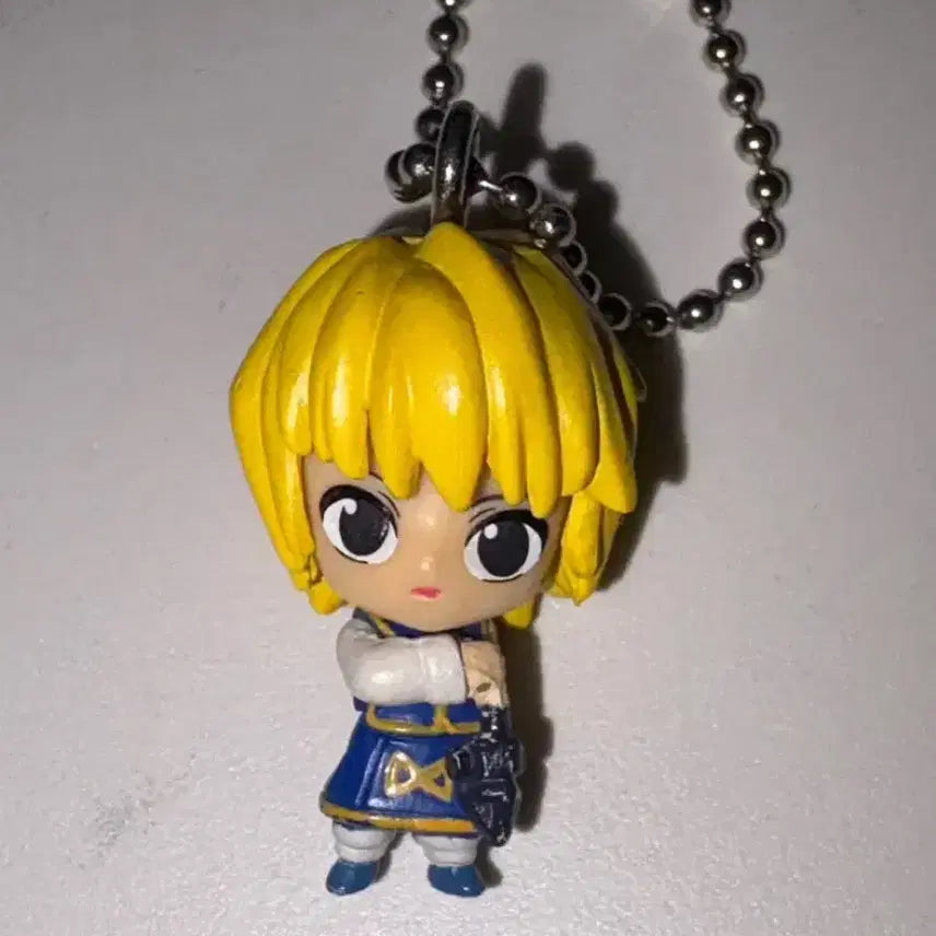[BUNJANG] Hunter x Hunter Swing 2 Figure Keychain - Kurapika (Vintage) / 희귀 헌터x헌터 스윙2 피규어 고전 키링 크라피카