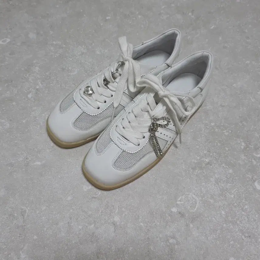 [BUNJANG] Lanvin Flash Crystal Sneakers (2024) / 2024년식) 랑방 - 플래쉬 크리스탈스니커즈 240