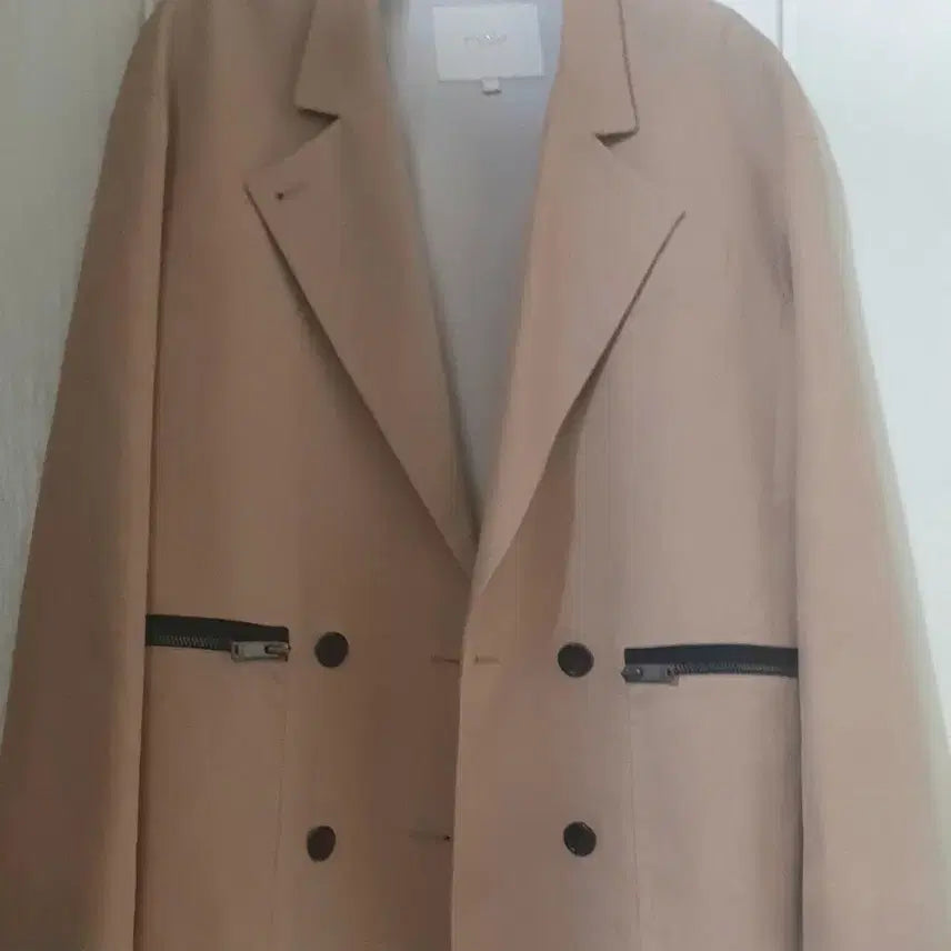[BUNJANG] Maje Beige Double Jacket / maje베이지 더블 자켓