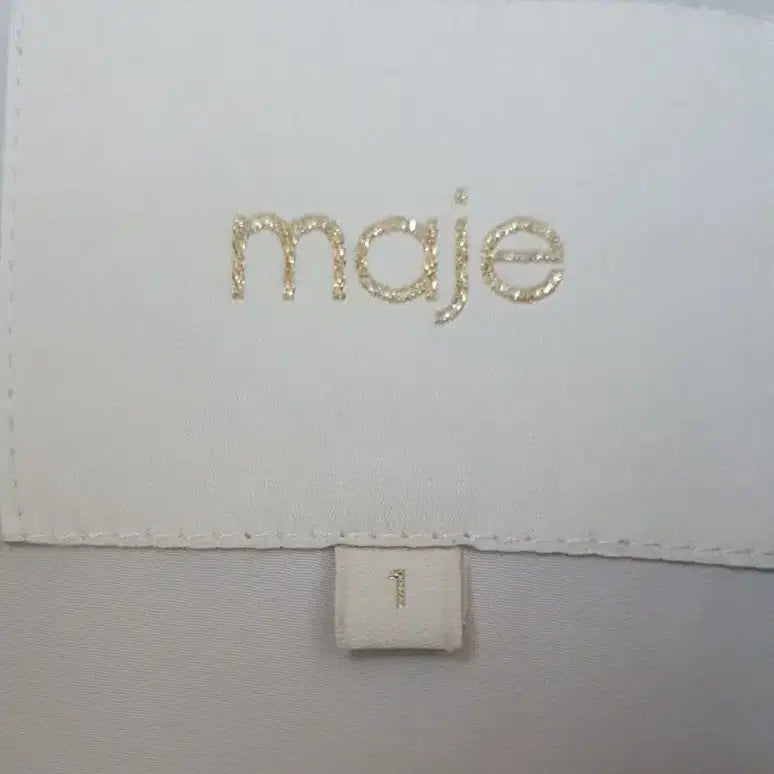 [BUNJANG] Maje Beige Double Jacket / maje베이지 더블 자켓