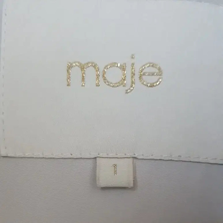 [BUNJANG] Maje Beige Double Jacket / maje베이지 더블 자켓