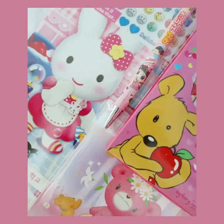 [BUNJANG] Vintage Stationery Bundle: Youngart Kiddy, Newton, Ibis Lara, Hello Jadoo / [고전문구]영아트 키디 뉴튼 아이비스 라라 안녕자두야 고전스티커 일괄