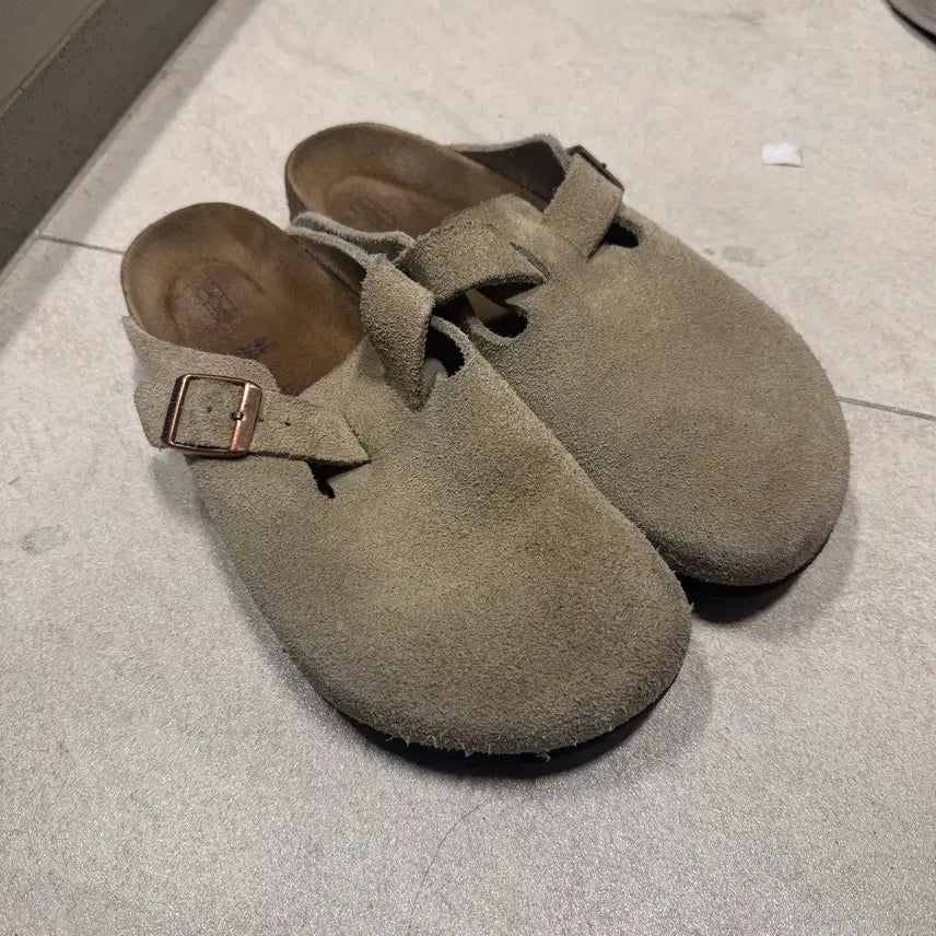 [BUNJANG] Birkenstock Boston Suede Taupe Size 40 / 버켄스탁 보스턴 타우페 260사이즈 판매합니다!