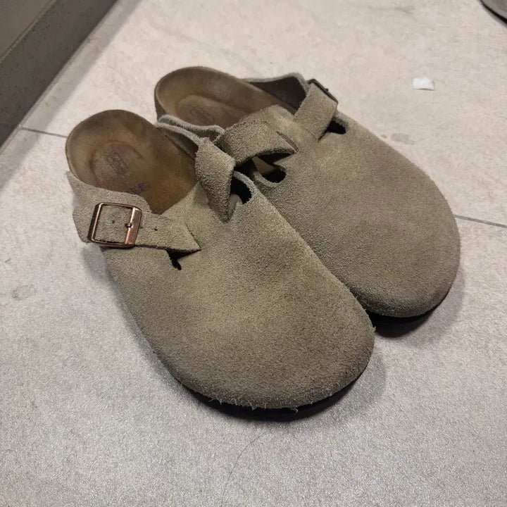 [BUNJANG] Birkenstock Boston Suede Taupe Size 40 / 버켄스탁 보스턴 타우페 260사이즈 판매합니다!