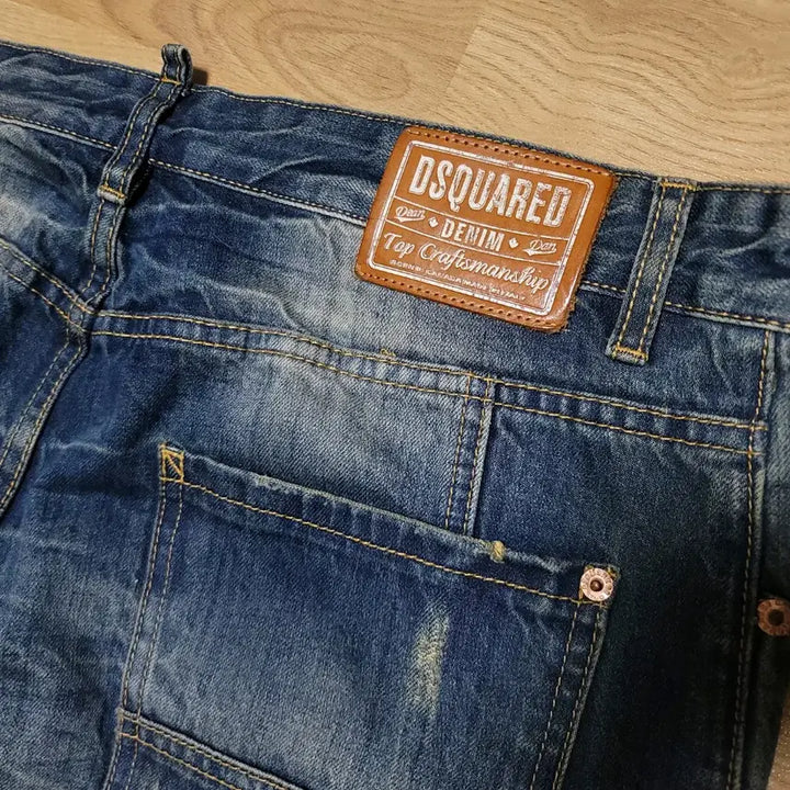 [BUNJANG] Dsquared2 Denim Jeans Size 52 / 디스퀘어드2 데미지 워싱 청바지 사이즈 52