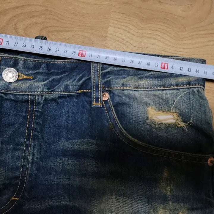 [BUNJANG] Dsquared2 Denim Jeans Size 52 / 디스퀘어드2 데미지 워싱 청바지 사이즈 52