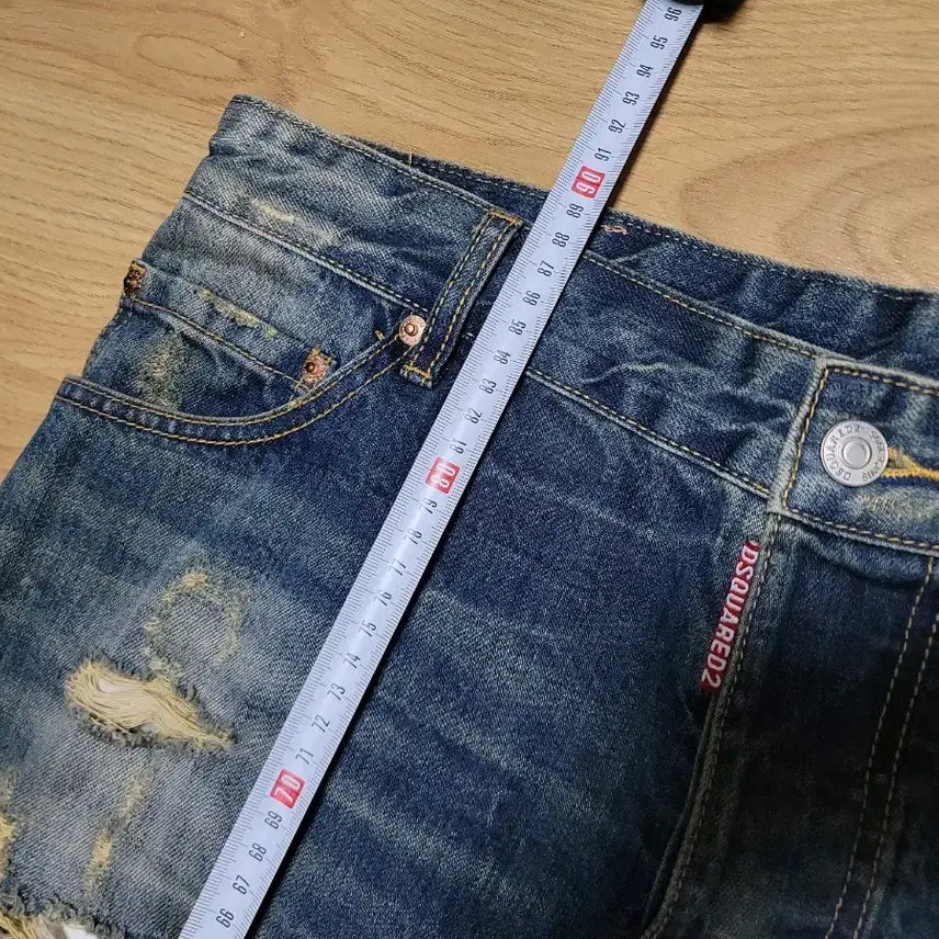 [BUNJANG] Dsquared2 Denim Jeans Size 52 / 디스퀘어드2 데미지 워싱 청바지 사이즈 52