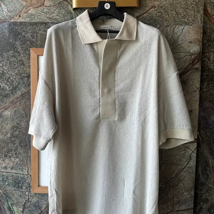 [BUNJANG] Leh Ab Half Sleeve Polo Shirt L Size / (새상품)르아브 반팔카라 L