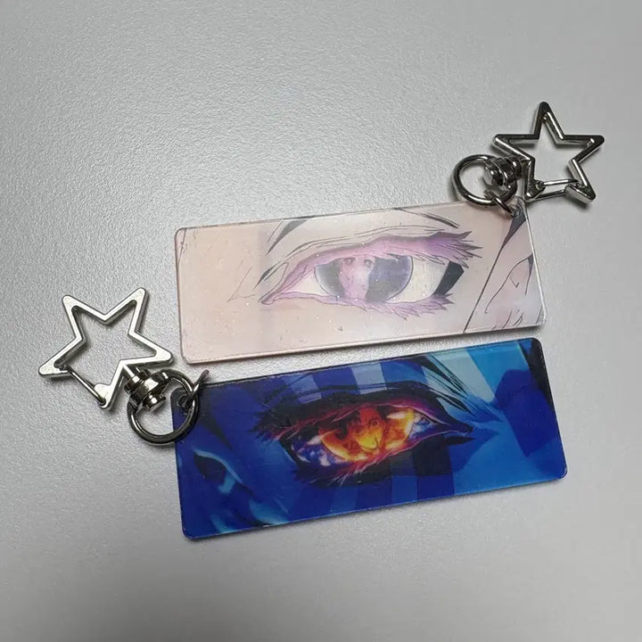 [BUNJANG] Akaza Hakuji Eye Keyring Set / 아카자 하쿠지 눈키링 세트