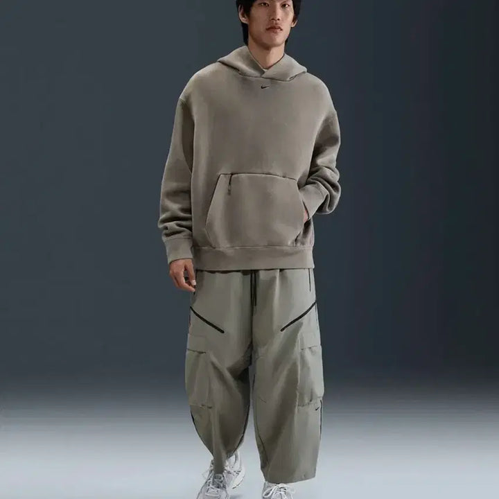 [BUNJANG] Nike Tech Cargo Pants M Light Army/Black / 나이키 테크 카고 스니커즈 팬츠 M 라이트 아미:블랙 / HJ2951-3