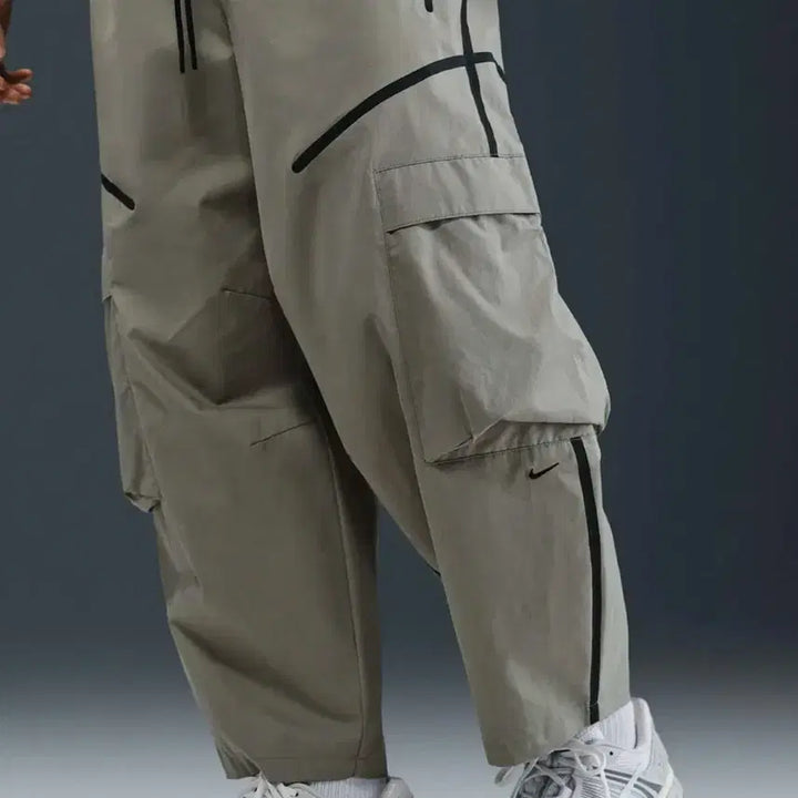 [BUNJANG] Nike Tech Cargo Pants M Light Army/Black / 나이키 테크 카고 스니커즈 팬츠 M 라이트 아미:블랙 / HJ2951-3