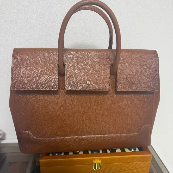 [BUNJANG] S.cuero Brown Leather Tote Bag / S.cuero 브라운 가죽 토트백
