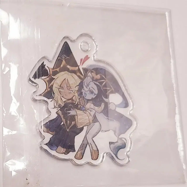 [BUNJANG] Cookie Run Kingdom Shadow Milk Pure Vanilla Acrylic Keyring / 쿠키런 킹덤 비공굿 쉐도우밀크 퓨어바닐라 아크릴 키링