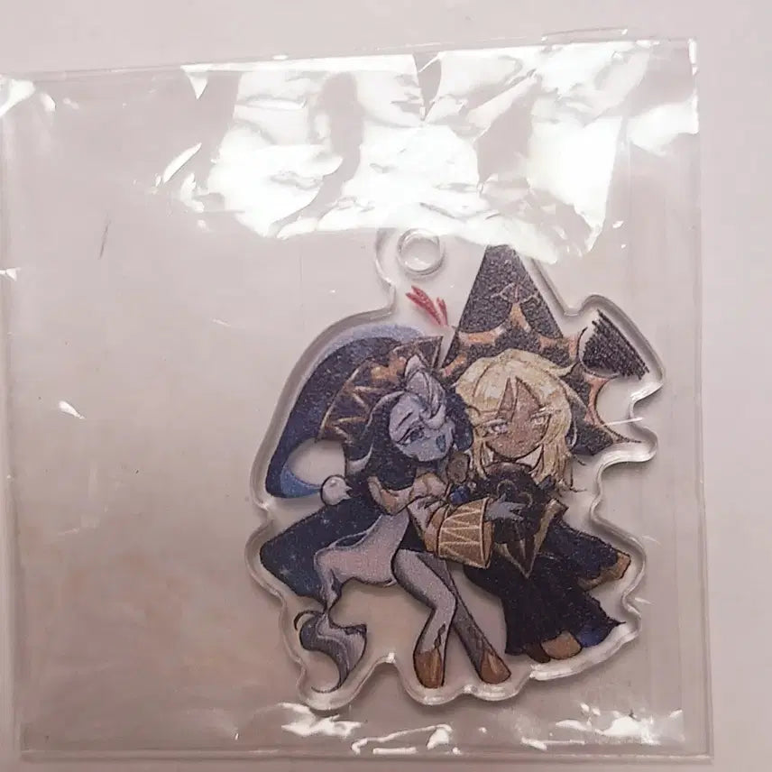 [BUNJANG] Cookie Run Kingdom Shadow Milk Pure Vanilla Acrylic Keyring / 쿠키런 킹덤 비공굿 쉐도우밀크 퓨어바닐라 아크릴 키링