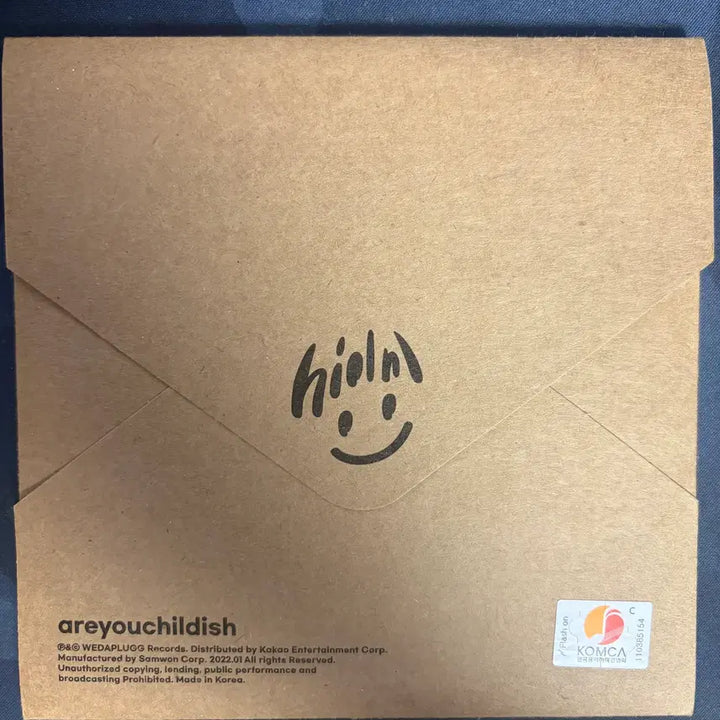 [BUNJANG] Oulnarae areyouchildish Signed Album (Unsealed) / 오르내림 - areyouchildish - 개봉 싸인반
