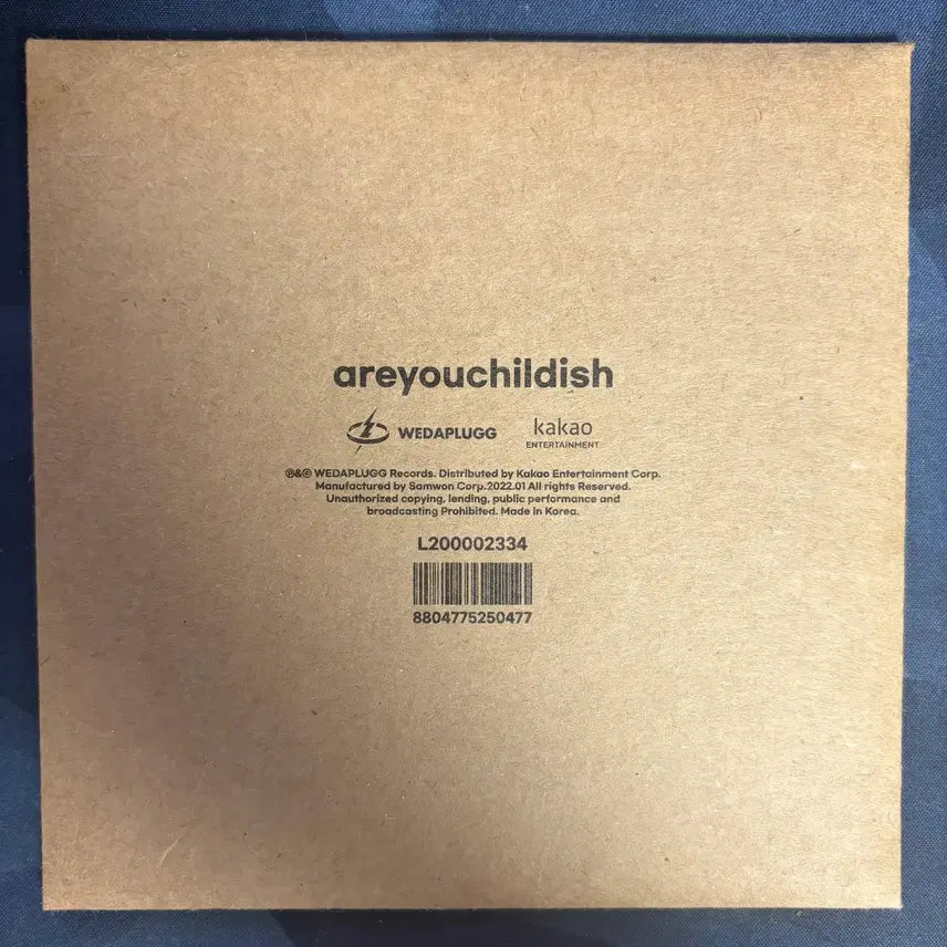 [BUNJANG] Oulnarae areyouchildish Signed Album (Unsealed) / 오르내림 - areyouchildish - 개봉 싸인반