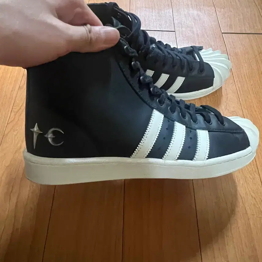 [BUNJANG] Adidas Thug Club Superstar Boots Black 270mm / 아디다스 떠그클럽 슈퍼스타 부츠 블랙 270mm