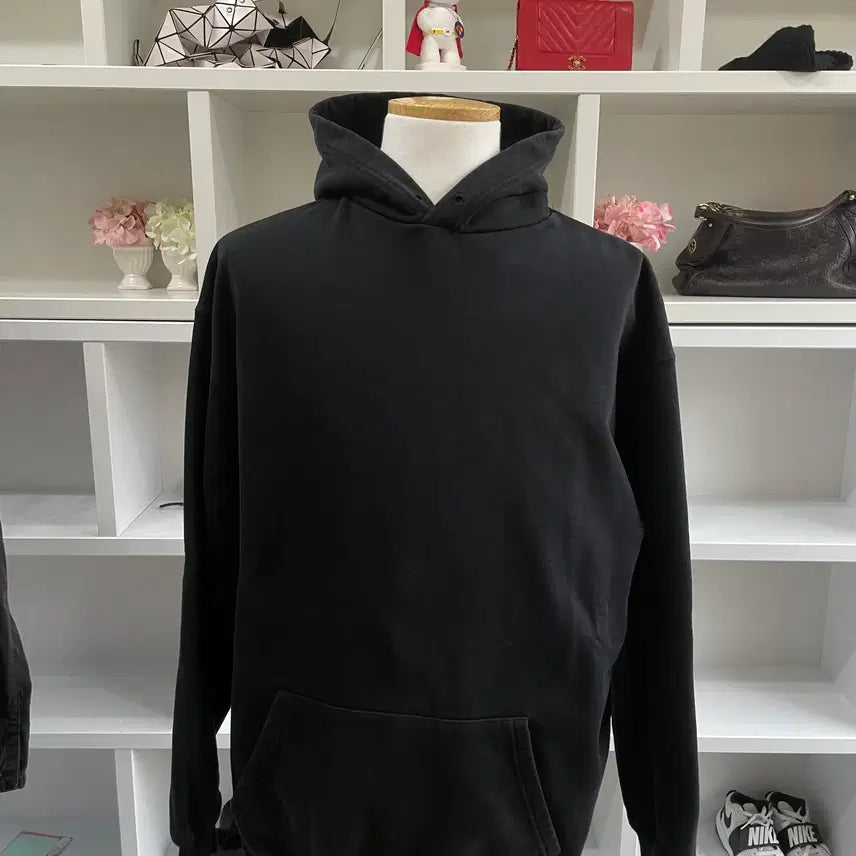 [BUNJANG] Balenciaga Back Logo Hoodie Sweatshirt / [새상품급,100-105] 발렌시아가 백로고 후드 맨투맨 스웻
