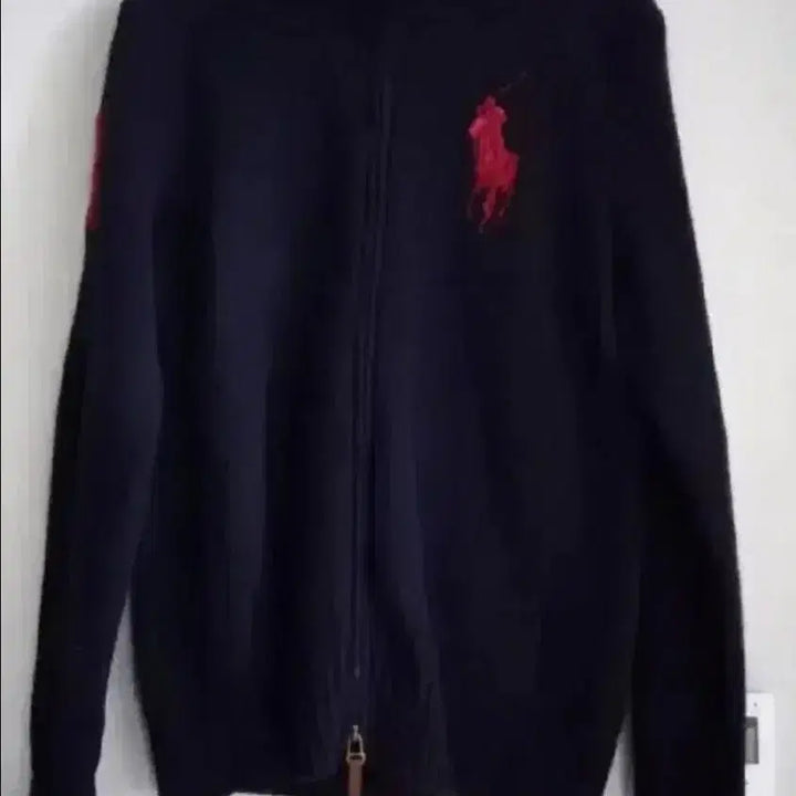 [BUNJANG] Polo Ralph Lauren Big Pony Knit Full Zip Jacket L / 폴로 POLO 빅포니 니트집업 100/L