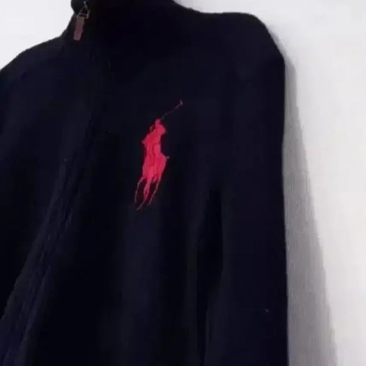[BUNJANG] Polo Ralph Lauren Big Pony Knit Full Zip Jacket L / 폴로 POLO 빅포니 니트집업 100/L