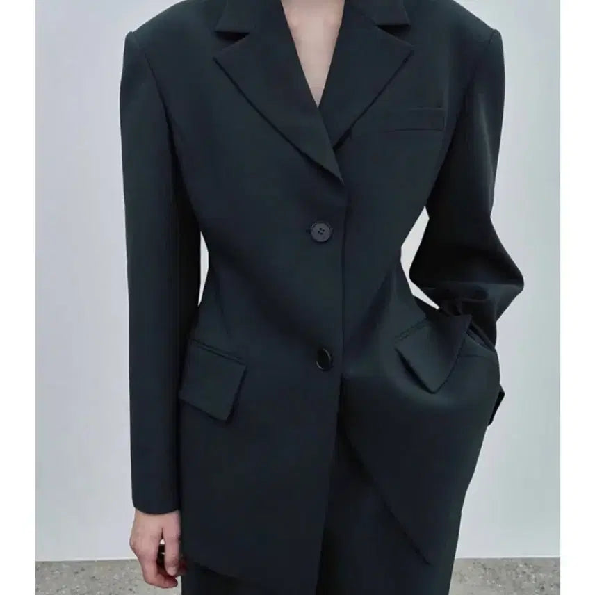 [SOLD OUT] 오르 orr 여성 볼륨 정장 셋업 s사이즈