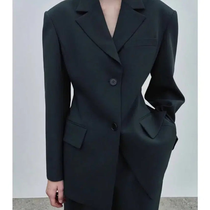 [SOLD OUT] 오르 orr 여성 볼륨 정장 셋업 s사이즈