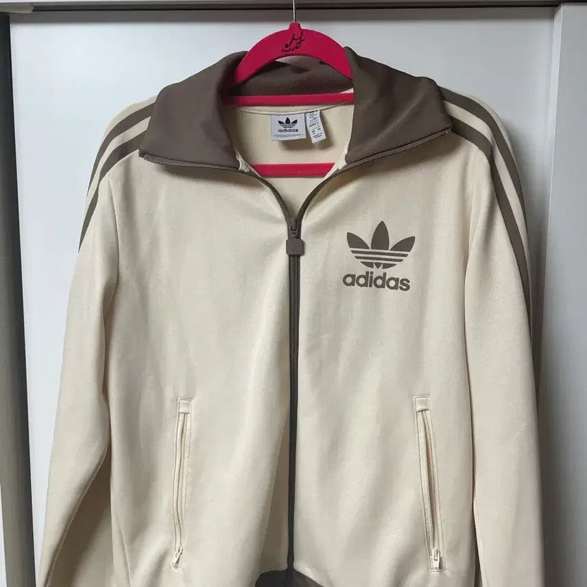 [BUNJANG] Adidas Ivory Track Top / 아디다스 아이보리 트랙탑