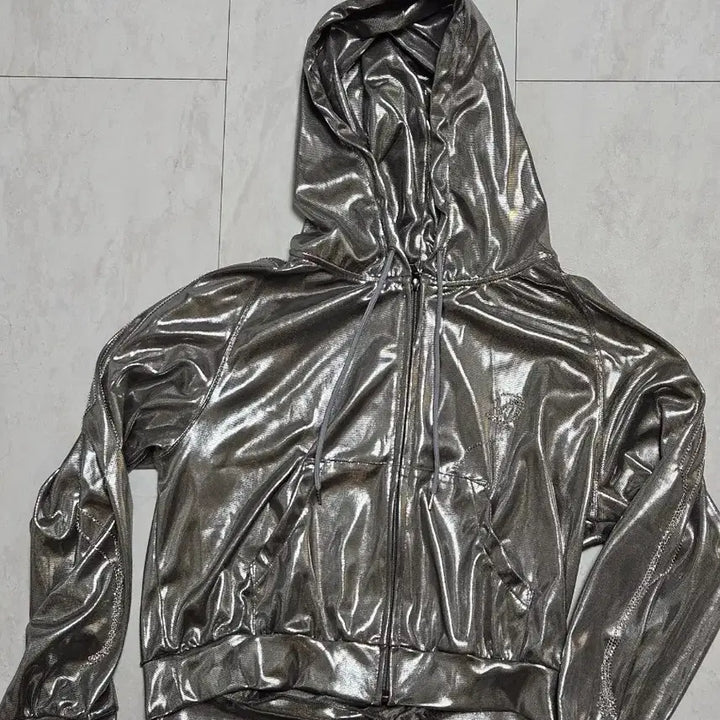 [BUNJANG] Doublet Foil Jersey Track Hoodie Jacket / 최종가 24ss 더블렛 doublet 호일 저지 트랙 후디 자켓