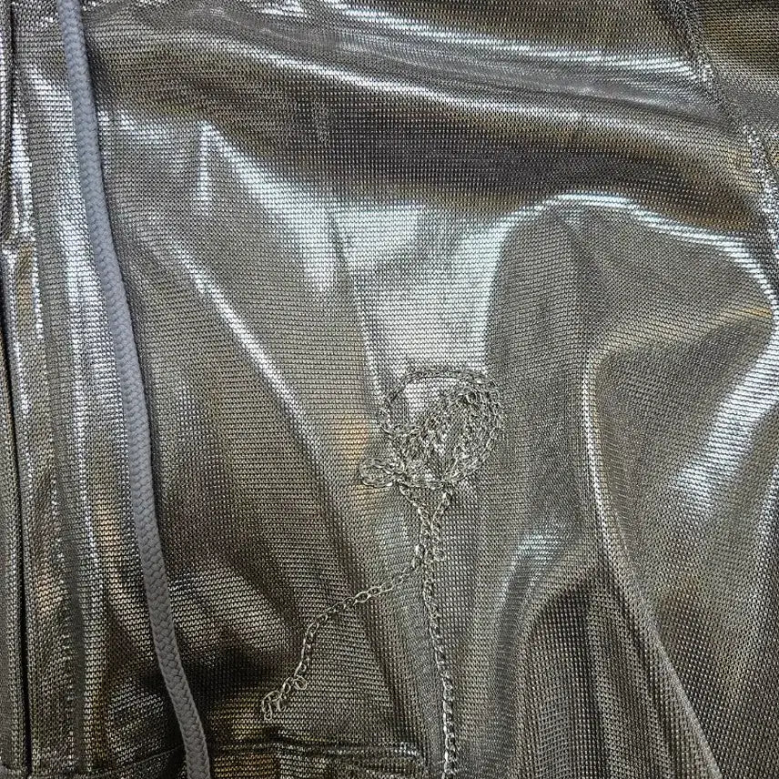 [BUNJANG] Doublet Foil Jersey Track Hoodie Jacket / 최종가 24ss 더블렛 doublet 호일 저지 트랙 후디 자켓
