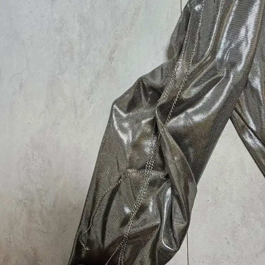 [BUNJANG] Doublet Foil Jersey Track Hoodie Jacket / 최종가 24ss 더블렛 doublet 호일 저지 트랙 후디 자켓