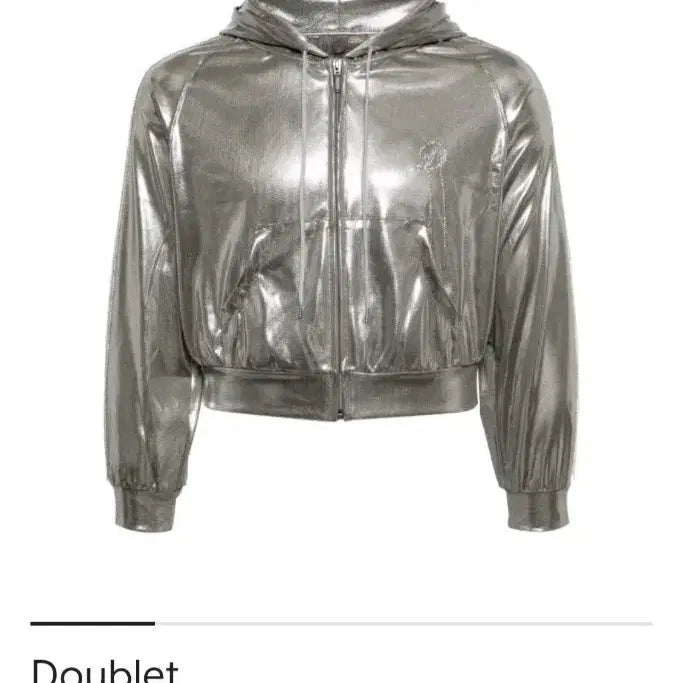 [BUNJANG] Doublet Foil Jersey Track Hoodie Jacket / 최종가 24ss 더블렛 doublet 호일 저지 트랙 후디 자켓