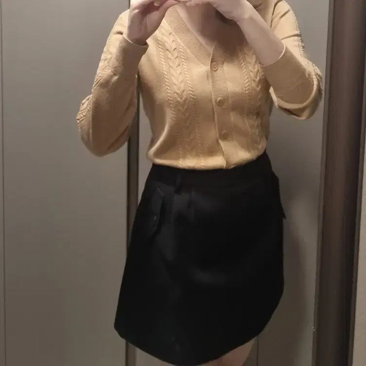 [BUNJANG] Unbranded Cardigan and Skirt Set / 세트