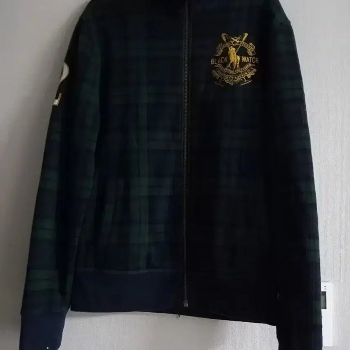 [BUNJANG] Polo Ralph Lauren Black Watch Tartan Zip-Up Jacket / 폴로 POLO 블랙워치 타탄체크 집업 95/M