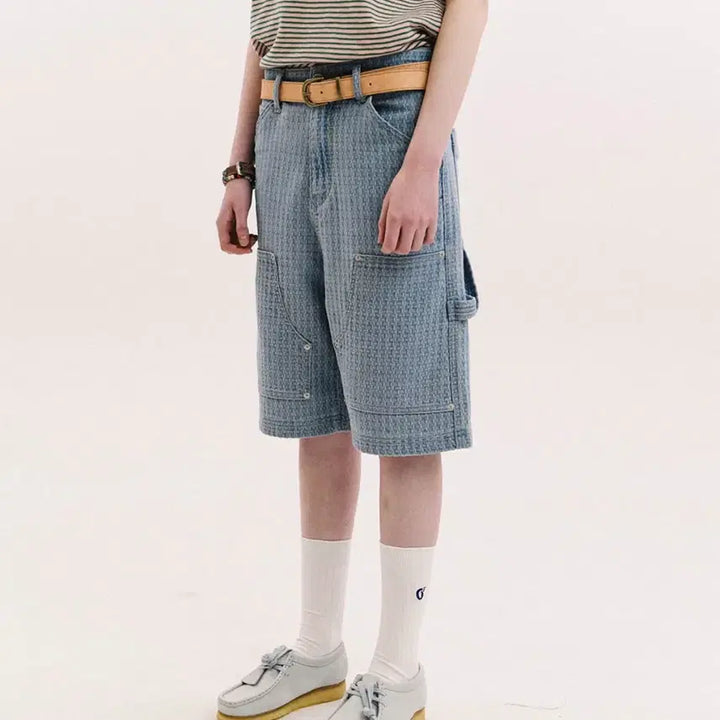 [BUNJANG] OGAF Carpenter Denim Shorts / 오가프 카펜더 데님 반바지(새상품)