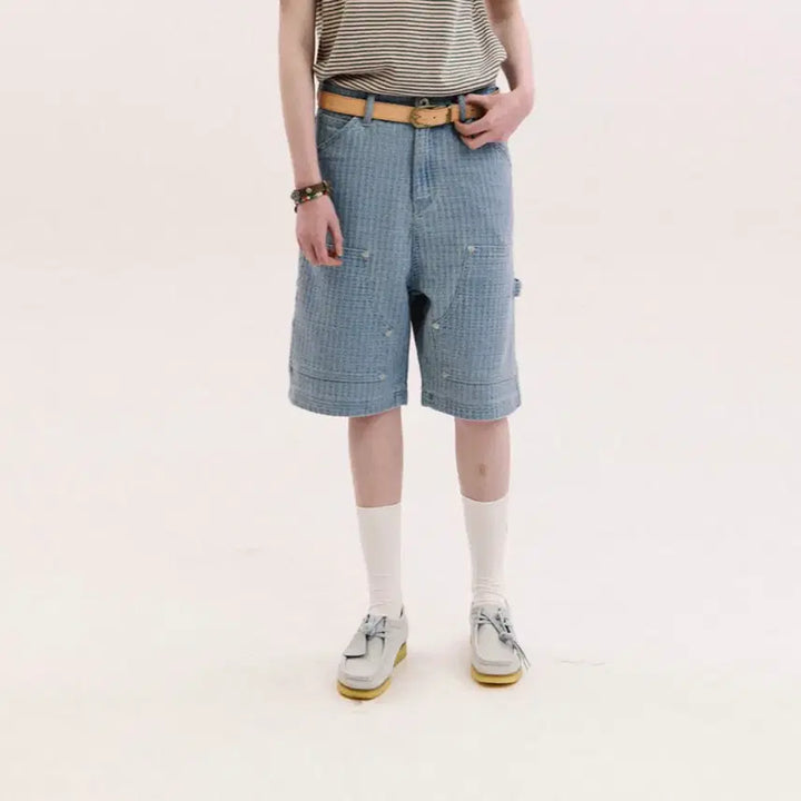 [BUNJANG] OGAF Carpenter Denim Shorts / 오가프 카펜더 데님 반바지(새상품)