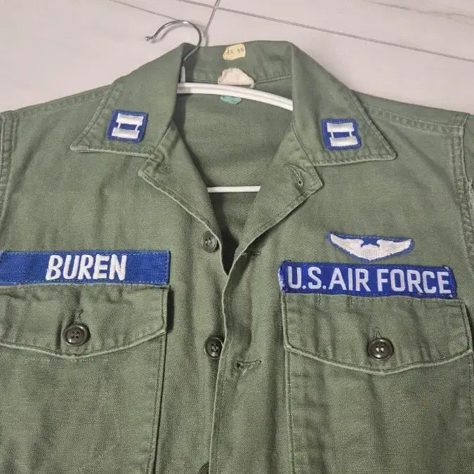 [BUNJANG] US Air Force OG-107 Shirt (2nd Gen) / 60s 미군 오리지널 미공군 og-107 셔츠 2세대 100사이즈 팝니다