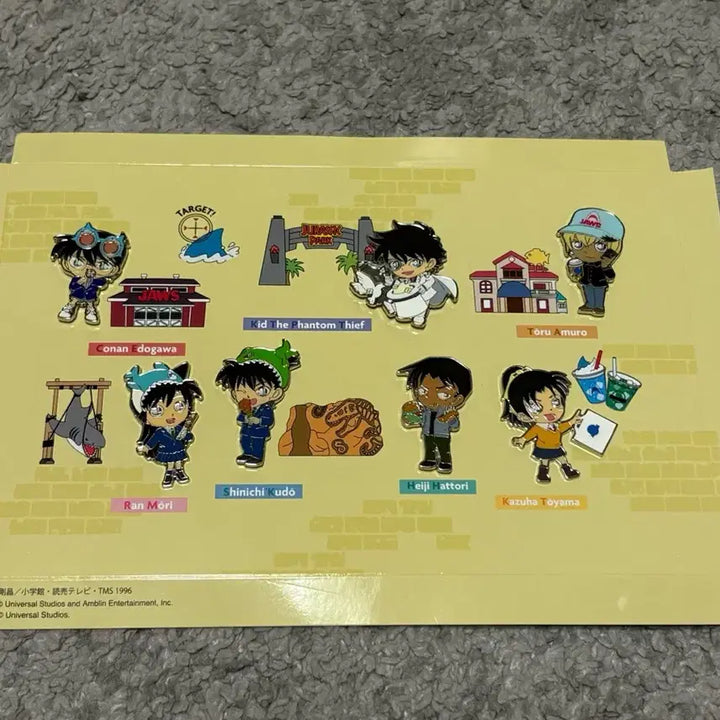 [BUNJANG] Detective Conan Universal Collaboration Badge / 명탐정 코난) 유니버셜 코난 콜라보 배찌