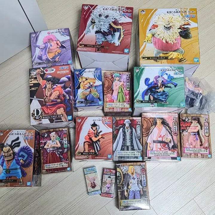 [BUNJANG] One Piece Akazaya Nine Men Full Set Figure / 원피스 피규어 아카자야 9남자 풀세트 전시용 개봉양품