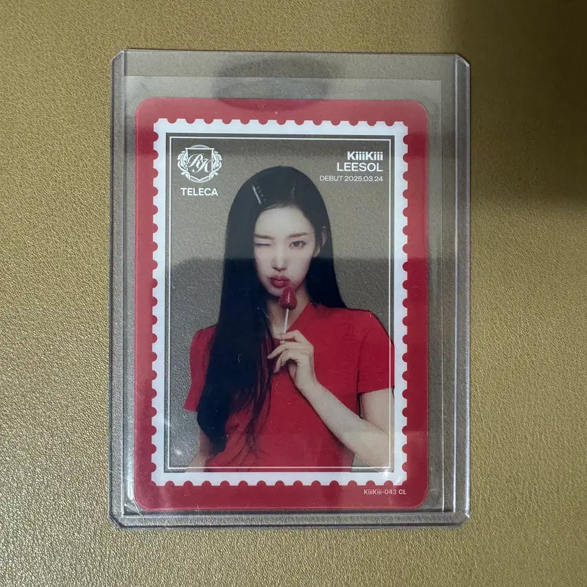[BUNJANG] Kiki Leeseol Tereca Clear Photocard / 키키 이솔 테레카 클리어 포토카드