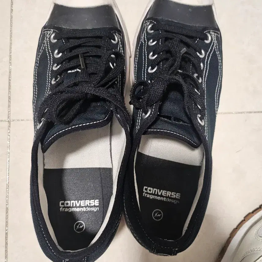 [BUNJANG] Converse Fragment Jack Purcell Black First Edition Sneakers / (280)컨버스 잭퍼셀 프라그먼트 블랙 초판