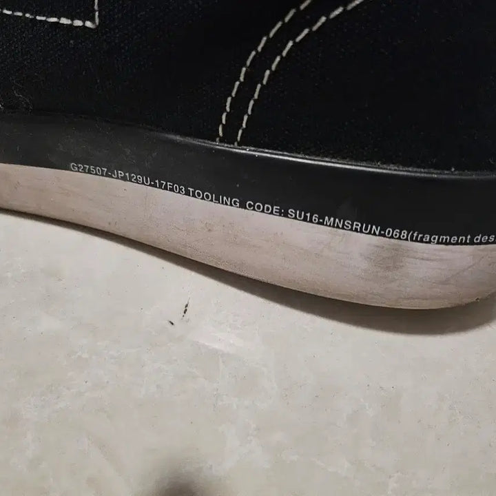 [BUNJANG] Converse Fragment Jack Purcell Black First Edition Sneakers / (280)컨버스 잭퍼셀 프라그먼트 블랙 초판