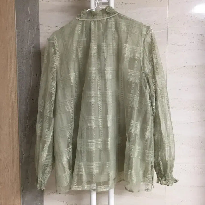 [SOLD OUT] 한섬 SJSJ 에스제이 시스루 레이스 블라우스 55