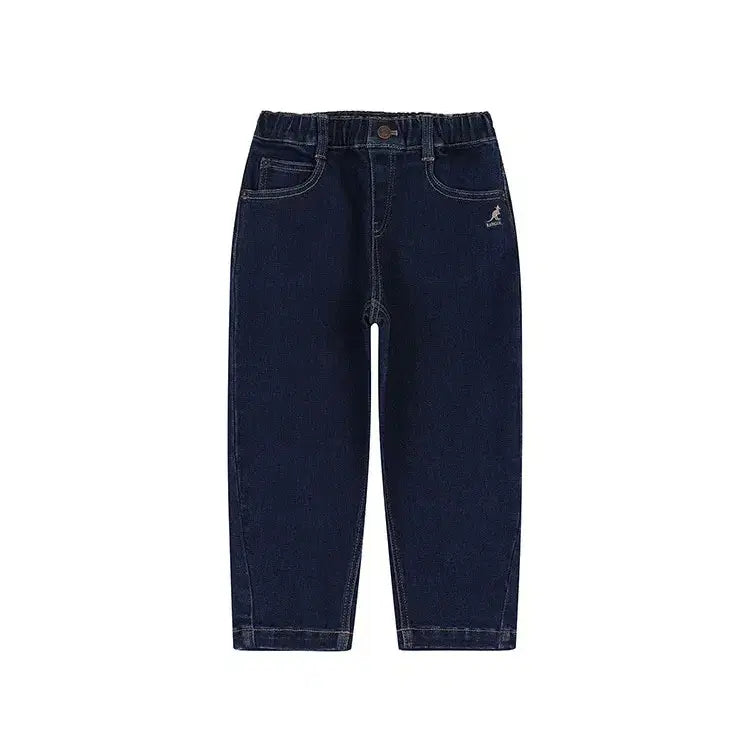 [SOLD OUT] 캉골키즈_브러시드 배기핏 데님팬츠 QD 0002 블루