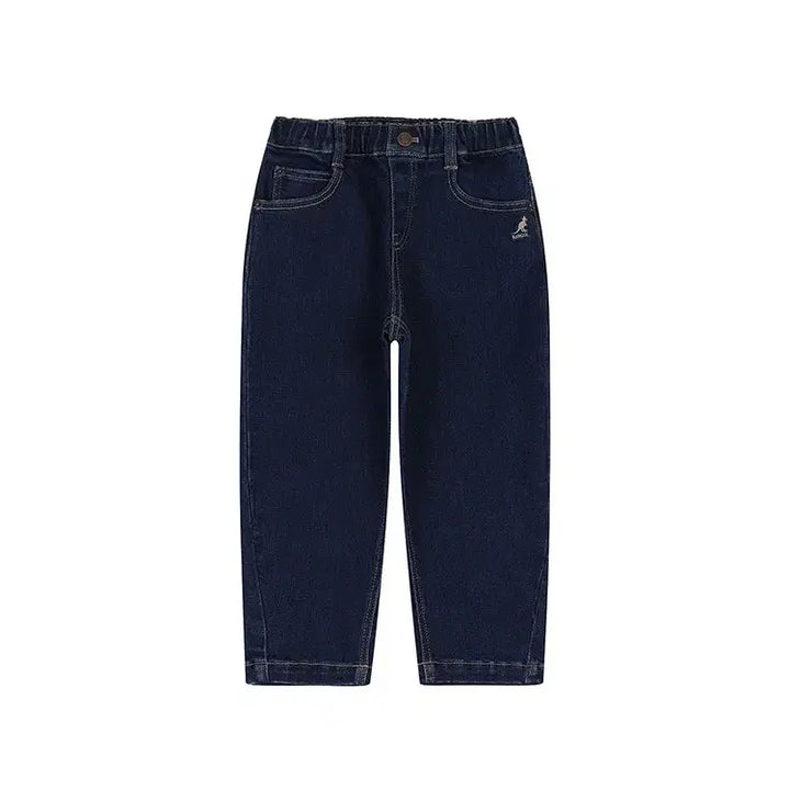 [SOLD OUT] 캉골키즈_브러시드 배기핏 데님팬츠 QD 0002 블루