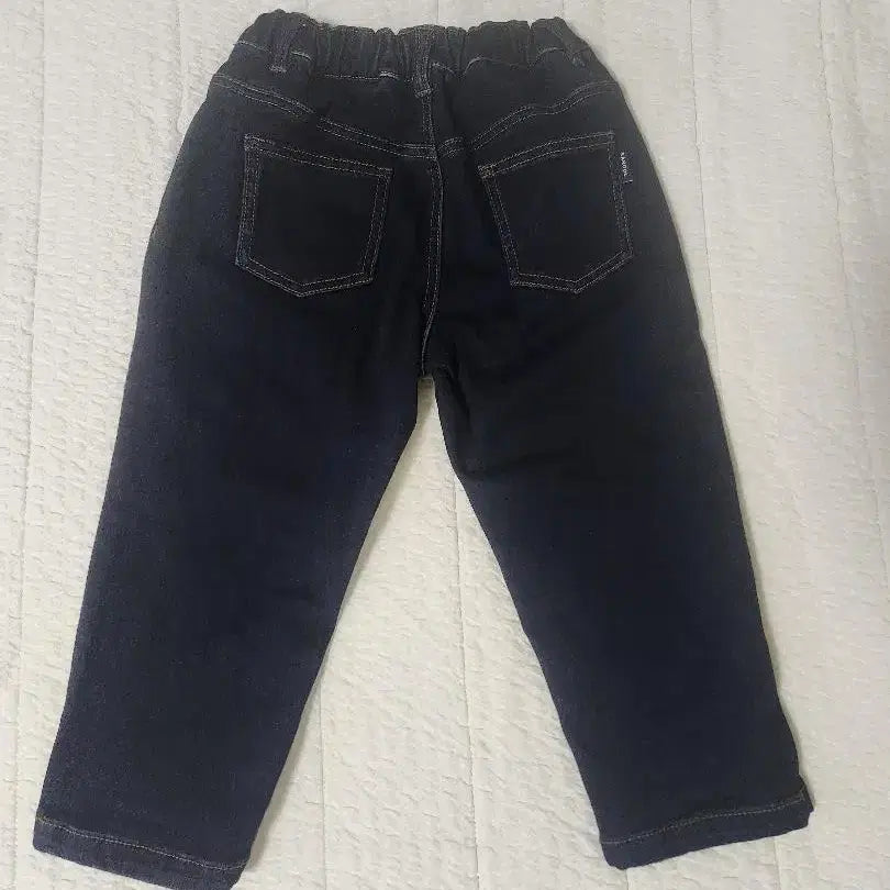 [SOLD OUT] 캉골키즈_브러시드 배기핏 데님팬츠 QD 0002 블루
